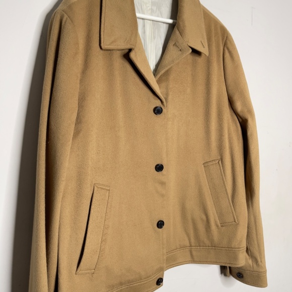 Club Monaco Camel Cashmere Wool Jacket XXL - Picture 5 of 8